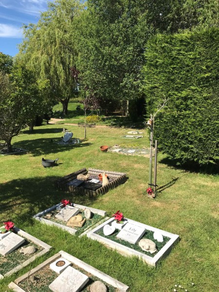 Pet sales cemetery services
