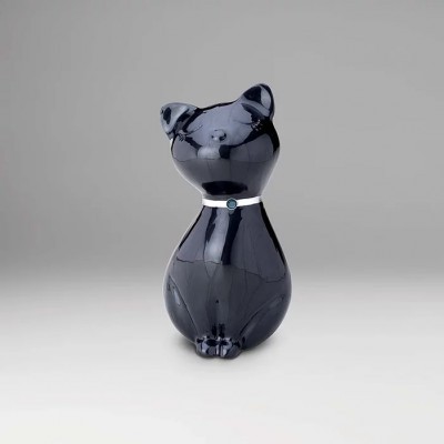 Princess Cat Urn Black