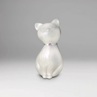 Princess Cat Urn White