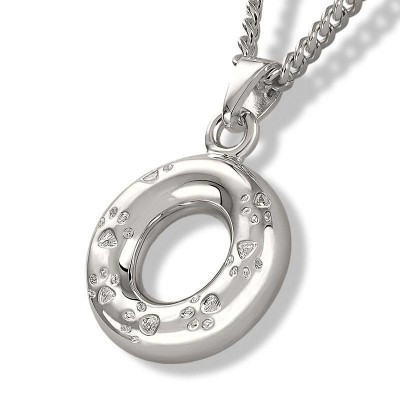 Silver Hoop Pendant (DH018)